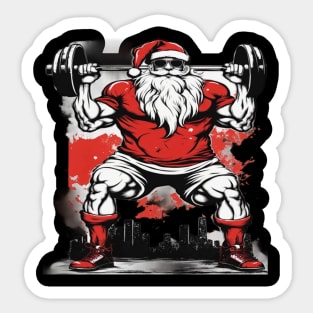 I'm Going To The Gym Merry Christmas Gift, Motivation, Xmas, Workout Gift Sticker